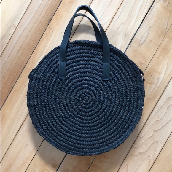 H&M Handbags - H&M Straw Circle Bag